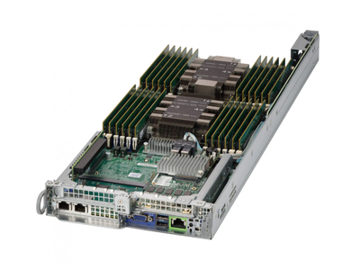 Блейд платформа Supermicro SuperServer 2029BT-HNTR 2U 24SFF (8x U.2, 2x 2200W, 8x LGA3647)