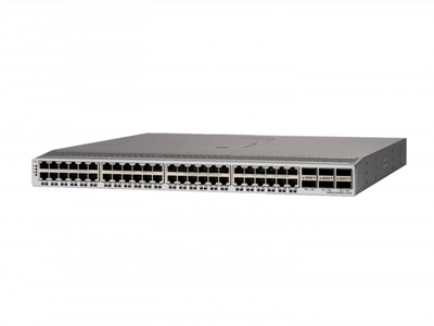 Коммутатор Cisco Nexus N9K-C93108TC-FX3P (48x RJ45 0.1/1/2.5/5/10 Гбит/с, 6x QSFP28 100 Гбит/с) - PE