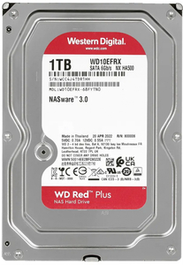 Жесткий диск WD Red Plus 1TB 3.5" SATA 6GB/s [WD10EFRX]