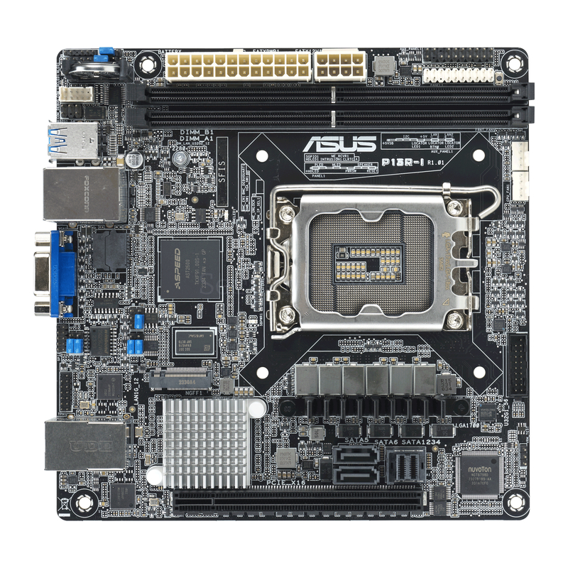 Материнская плата ASUS P13R-I (Mini-ITX, LGA1700, 2 DIMM)