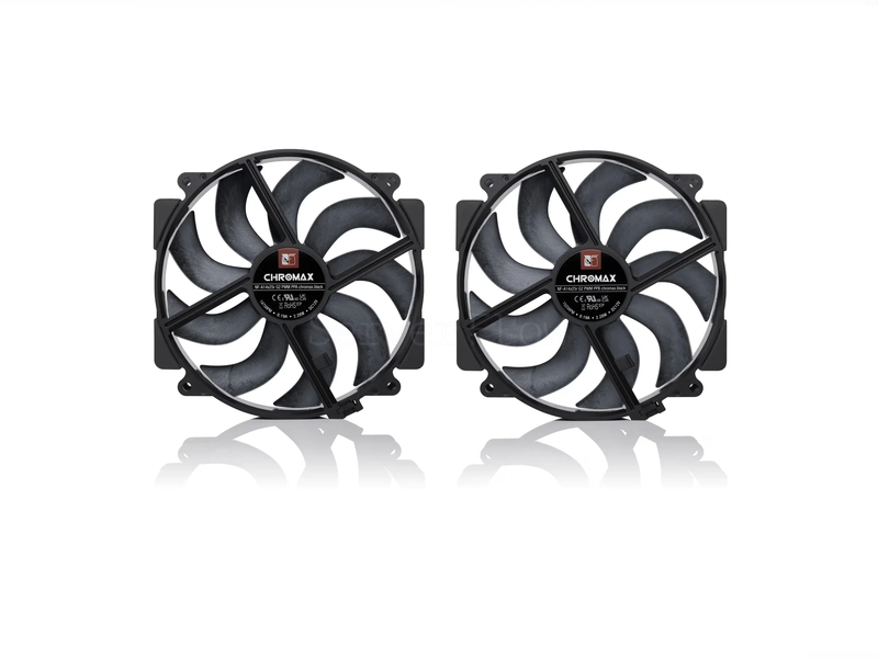 Комплект вентиляторов Noctua NF-A14x25r G2 PWM Sx2-PP chromax.black 140mm 2