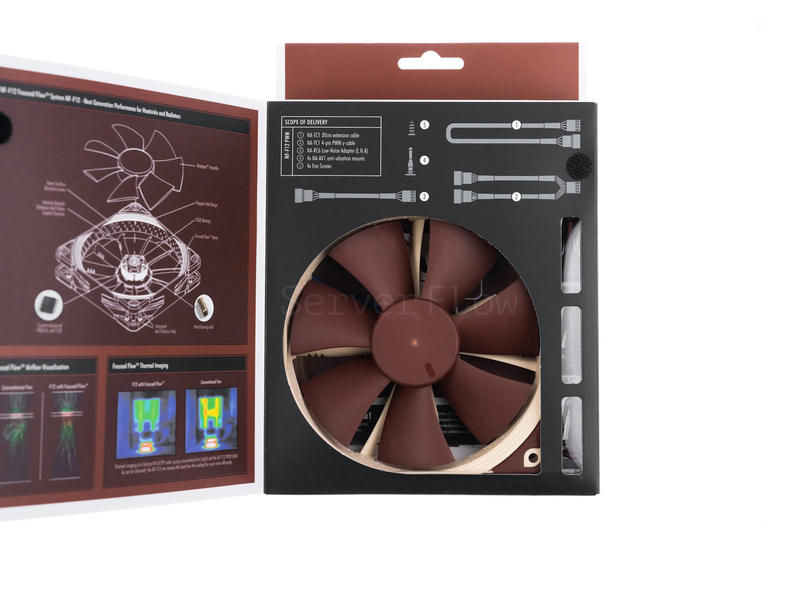 Корпусный вентилятор Noctua NF-F12 PWM 120mm 3