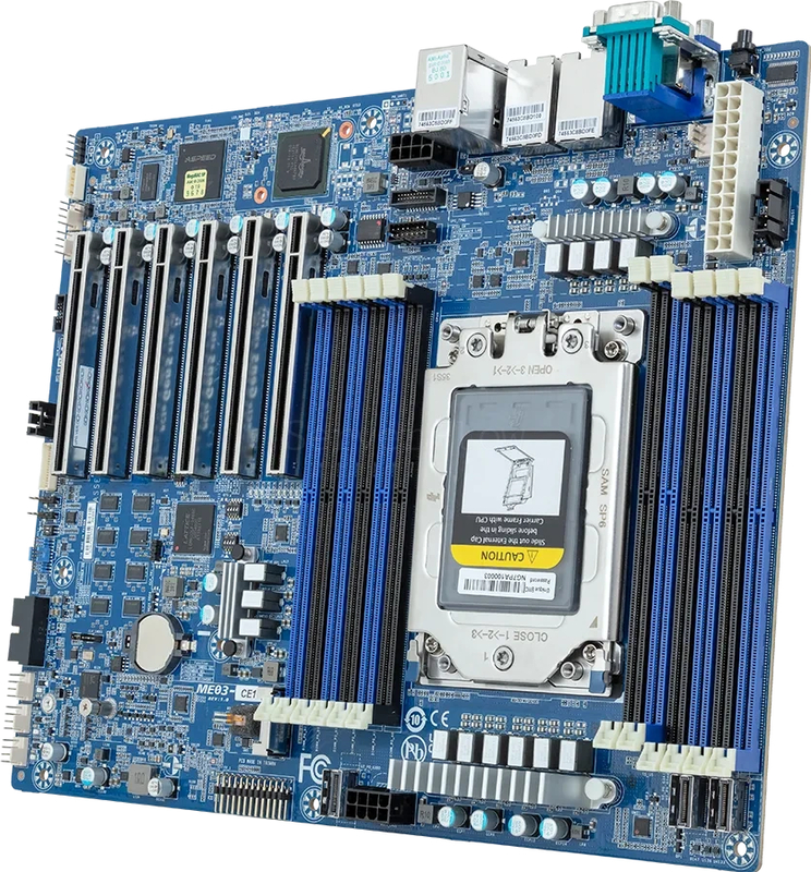 Материнская плата Gigabyte ME03-PE0 Rev 1.x (ATX, SP6, 6 DIMM) 1