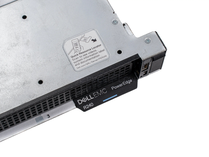 Серверная платформа Dell PowerEdge R240 1U 2LFF (250W, LGA1151v2) 3