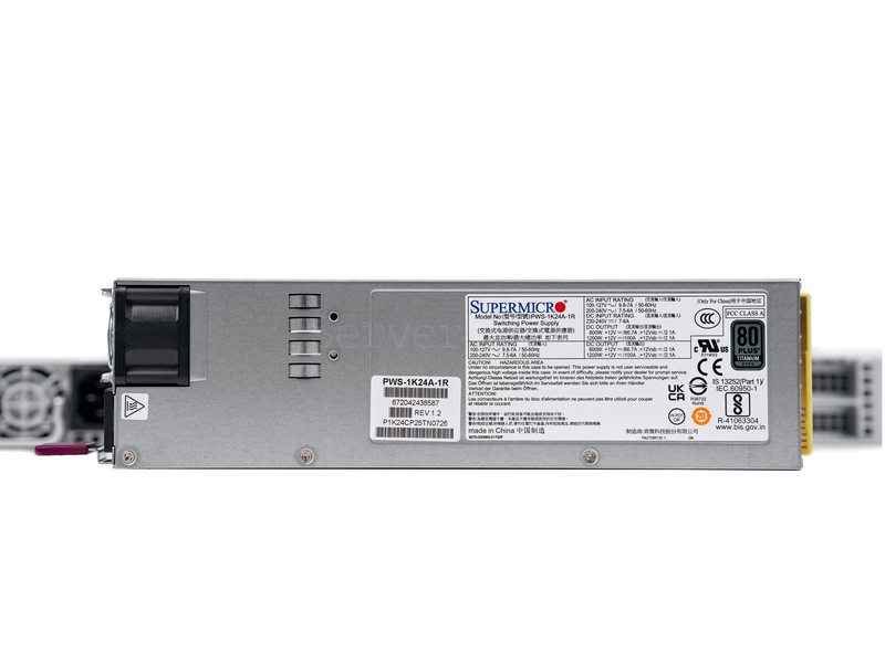 Серверная платформа Supermicro A+ Server AS-1125HS-TNR 1U 8SFF (8x U.2, 2x 1200W, 2x SP5) 3