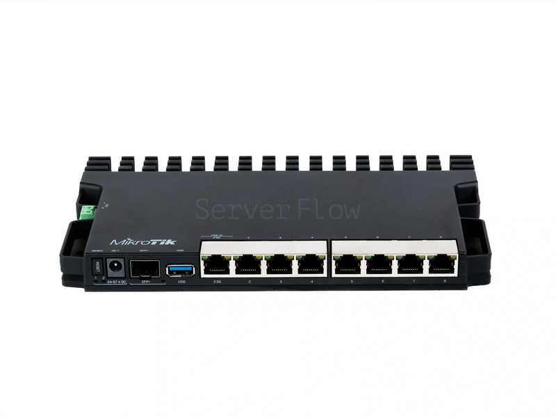 Коммутатор MikroTik RB5009UG+S+IN (1x RJ45 2.5 Гбит/с, 7х RJ45 1 Гбит/с, 1х SFP+ 10 Гбит/с)