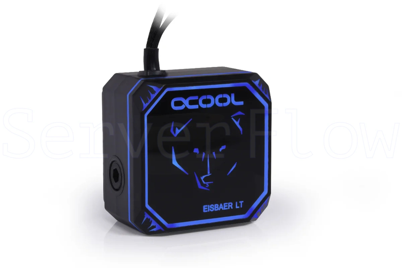 Водоблок Alphacool Eisbaer Aurora LT Solo - Black (LGA1700 / SP6, 1U) [4250197130660]