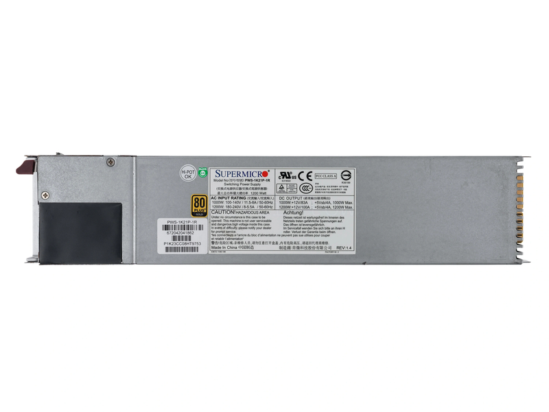 Блок питания Supermicro PWS-1K21P-1R (1200W) 1