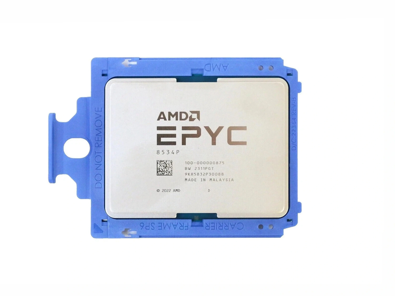 Процессор AMD EPYC 8534P (64c/128t, 2.3GHz-3.1GHz, 200W)