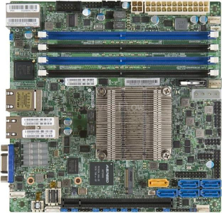 Материнская плата Supermicro X10SDV-4C-TLN4F (Mini-ITX, FCBGA1667, 4 DIMM) [MBD-X10SDV-4C-TLN4F]