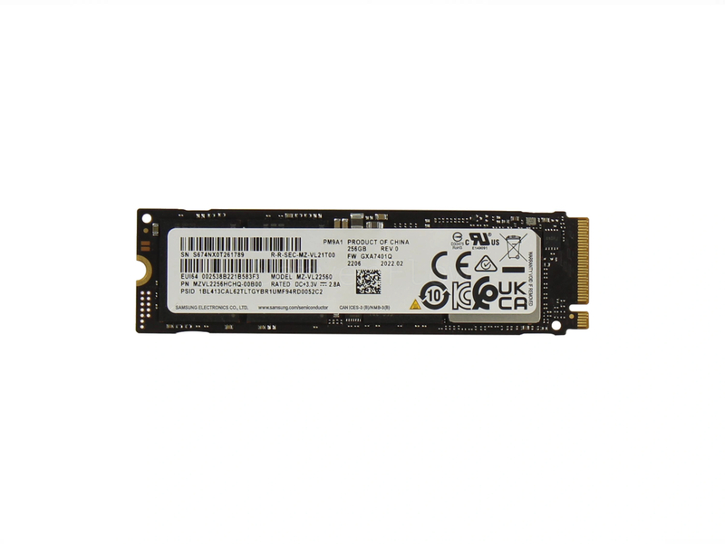 SSD-накопитель Samsung PM9A1 256GB M2 [MZVL2256HCHQ]