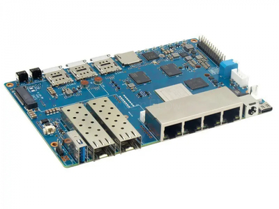 Микрокомпьютер Banana Pi BPI-R4 (4GB + 8GB eMMC)