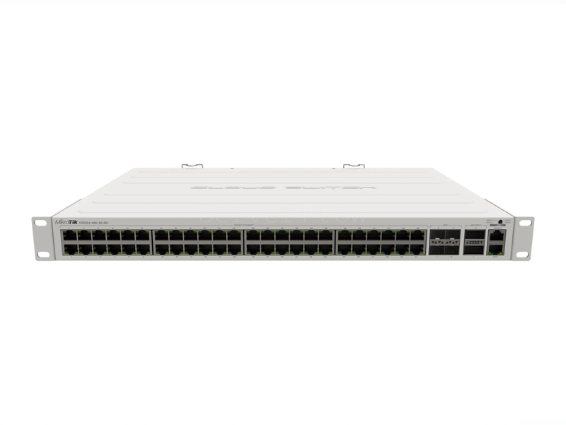 Коммутатор MikroTik CRS354-48G-4S+2Q+RM (48x RJ45 1 Гбит/с, 4x SFP+ 10 Гбит/с, 2x QSFP+ 40 Гбит/с)