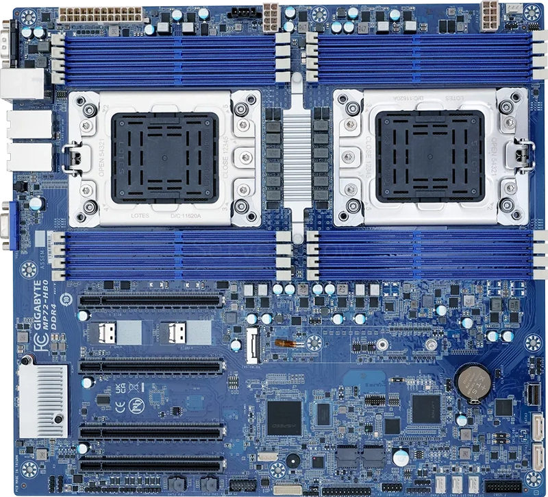 Материнская плата Gigabyte MP72-HB0 Rev 3.0 (E-ATX, 2x LGA4926, 16 DIMM)