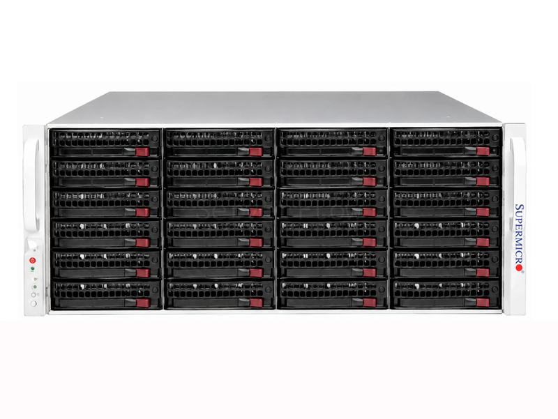 Серверный корпус Supermicro CSE-846 (4U, 24 LFF, 2 SFF, 2x БП 740W) [SC846BE16-R740B]