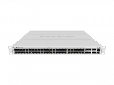 Коммутатор MikroTik CRS354-48P-4S+2Q+RM (48x RJ45 1 Гбит/с, 4x SFP+ 10 Гбит/с, 2x QSFP+ 40 Гбит/с)