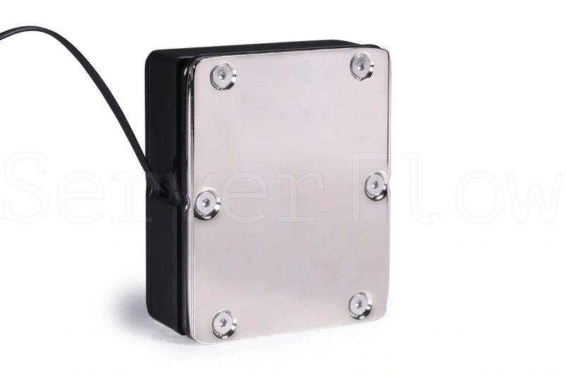 Водоблок Alphacool Eisblock XPX Pro Aurora - Full Brass Black Digital RGB (LGA4189/LGA4677 / SP6, 1U) [4250197130844] 2