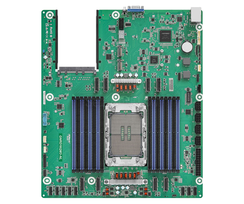 Материнская плата ASRock Rack GNRD16QM3-NL (EEB, LGA4710, 16 DIMM) 1