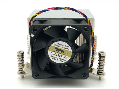 Кулер COOLSERVER CS-AM4-2U6CA (2U, Active, AM4, 125W)
