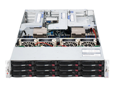 Серверная платформа Supermicro AS-2024US-TRT 2U 12LFF (4x U.2, 2x 1600W, 2x SP3)
