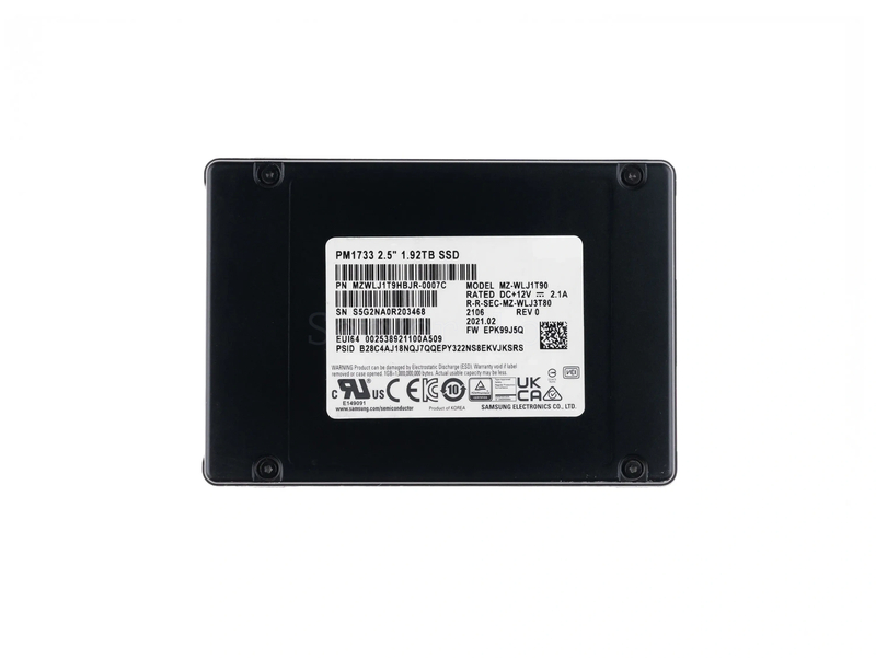 SSD-накопитель Samsung PM1733 1.92TB 2.5" U.2 [MZWLJ1T9HBJR-00007]