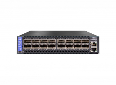 Коммутатор NVIDIA SN2100 (16× QSFP28 100 Гбит/с) [920-9N100-00F7-0N0]