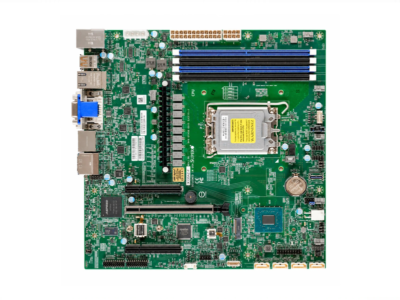 Материнская плата Supermicro X13SAZ-F (Micro-ATX, LGA1700, 4 DIMM) [MBD-X13SAZ-F]