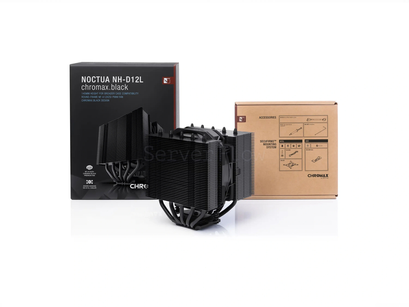 Кулер Noctua NH-D12L chromax.black (4U, Active) 2