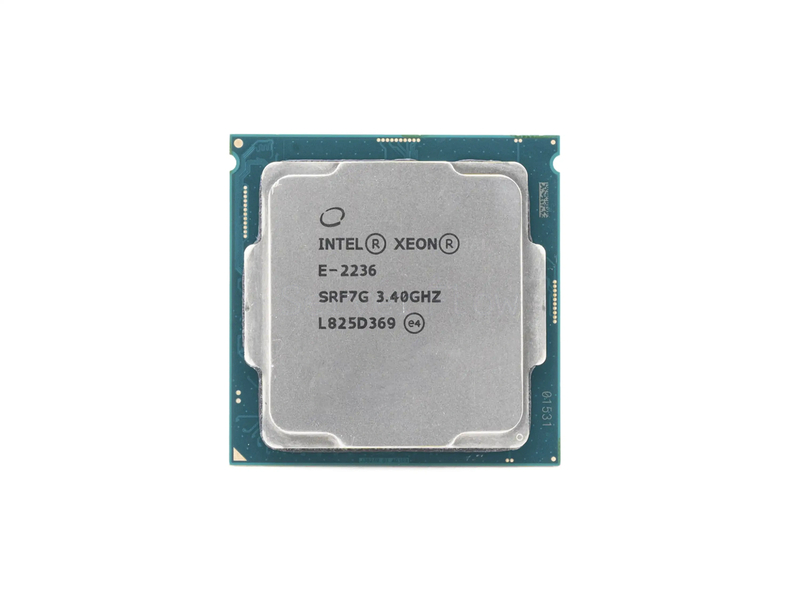 Процессор Intel Xeon E-2236 (6c/12t 3.4GHz-4.8GHz, 80W)