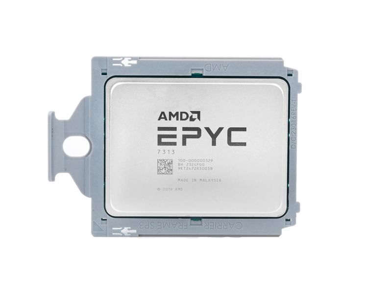Процессор AMD EPYC 7313 (16c/32t, 3.0GHz-3.7GHz, 155W)