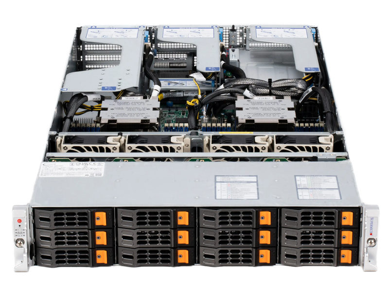 Серверная платформа Supermicro Hyper A+ Server AS-2025HS-TNR  Rev 2.0 2U 12LFF (2x 1600W) 4