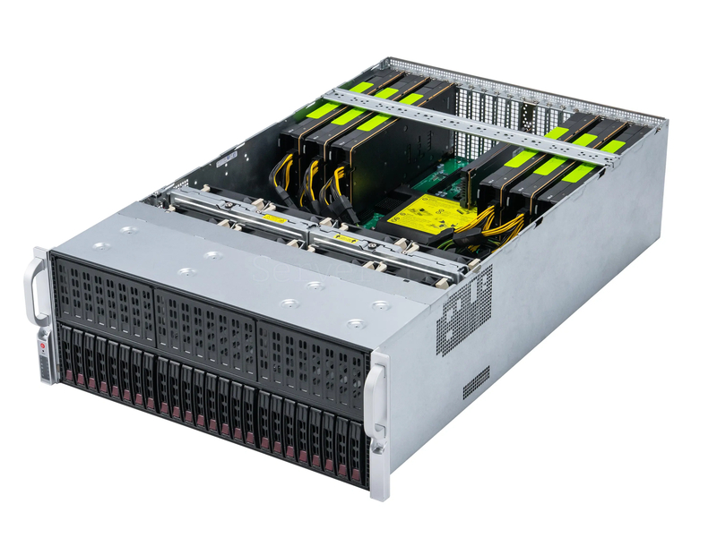 Supermicro 4028GR-TR (6× Tesla P100 16GB, 2× Xeon E5 2698v4, RAM 256GB) 1