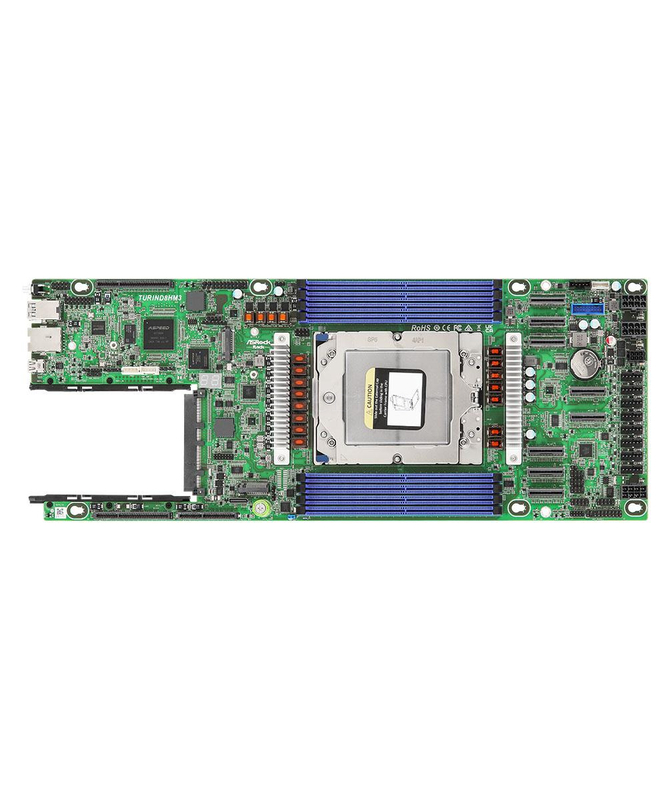 Материнская плата ASRock Rack TURIND8HM3 (Half-Width, SP5, 8 DIMM)