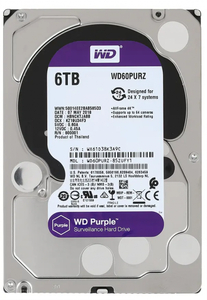 Жесткий диск WD Purple 6TB 3.5" SATA 6GB/s [WD60PURZ]