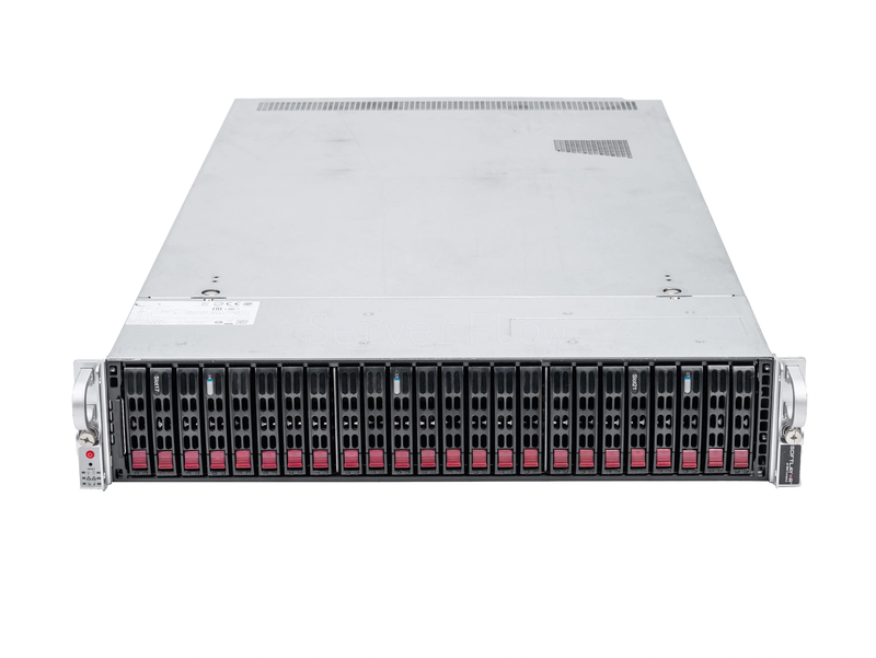 Серверная платформа Supermicro SYS-2049U-TR4 2U 24SFF (4x U.2, 2x 1600W, 4x LGA3647)