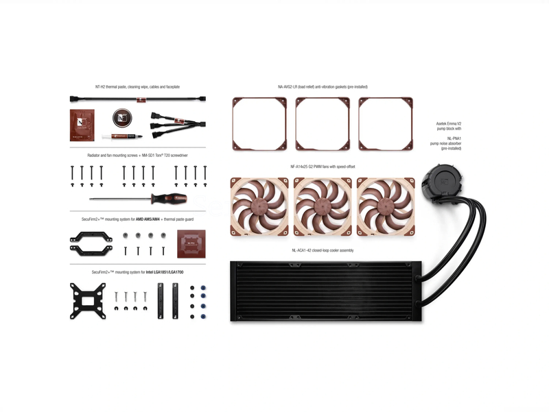 Система жидкостного охлаждения Noctua NL-LC1-42 9