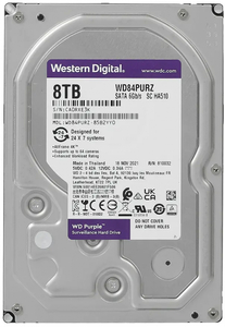 Жесткий диск WD Purple 8TB 3.5" SATA 6GB/s [WD84PURZ]