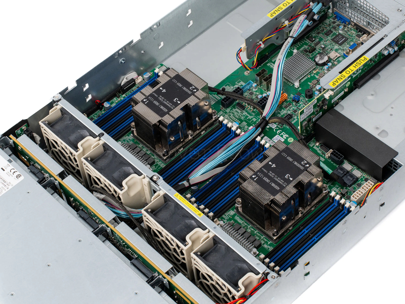 Серверная платформа Supermicro SuperServer 6029U-E1CR4T 2U 12LFF (4x U.2, 2x 750W, 2x LGA3647) 6