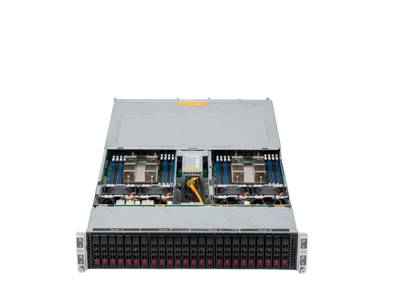 Блейд платформа Supermicro SuperServer 2028TP-HTR-SIOM 2U 24SFF (2x 2000W, 8x LGA2011-3) 5