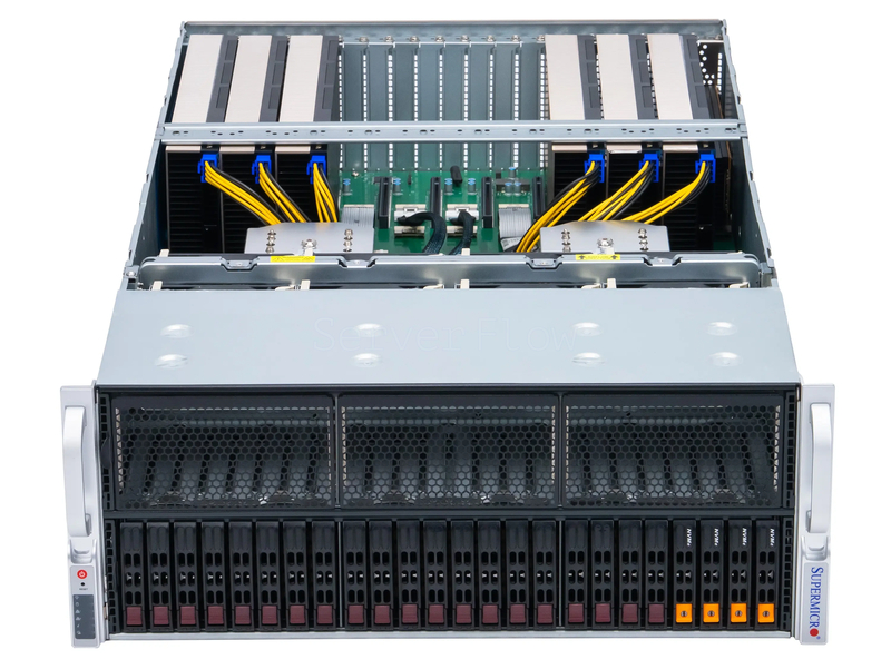 Supermicro 4124GS-TNR (6× H100 80GB, 2× EPYC 7773X, RAM 2TB)