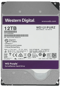 Жесткий диск WD Purple 12TB 3.5" SATA 6GB/s [WD121PURZ]