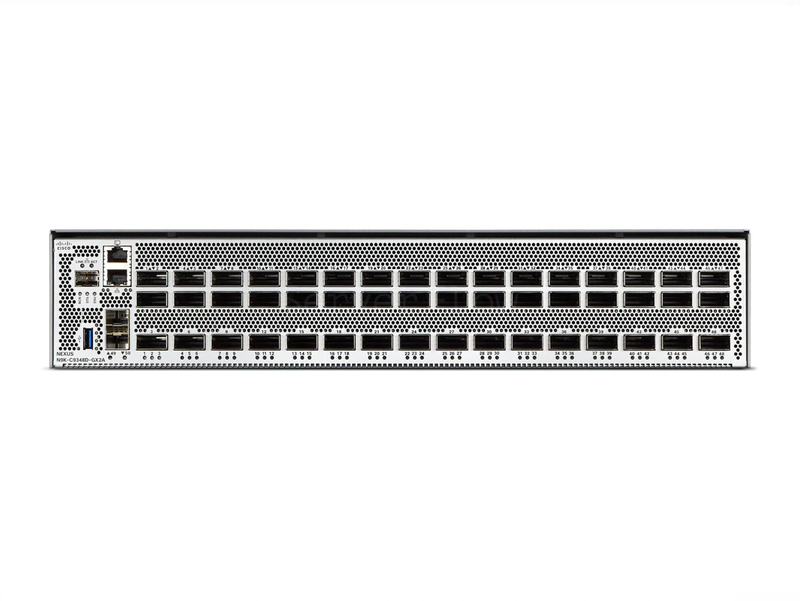 Коммутатор Cisco Nexus N9K-C9348D-GX2A (48x QSFP-DD 400 Гбит/с, 2x SFP+ 10 Гбит/с) - PE