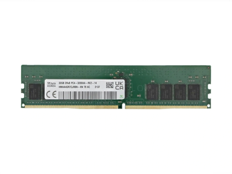 Оперативная память 32GB DDR4 ECC REG SK Hynix 3200Mhz 2Rx8 [HMAA4GR7CJR8N-XN]