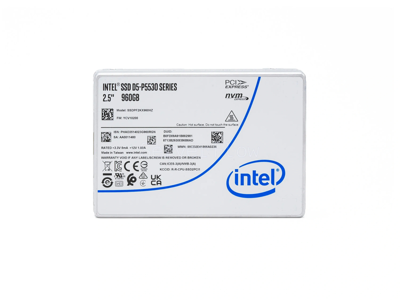 SSD-накопитель Intel D5-P5530 960GB 2.5" U.2 [SSDPF2KX960HZN1]