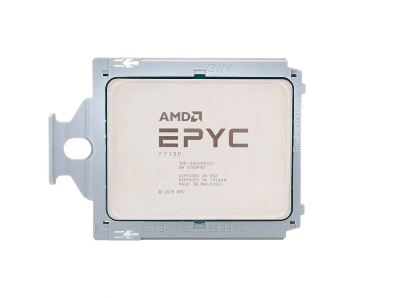 Процессор AMD EPYC 7713P (64c/128t, 2.0GHz-3.68GHz, 225W)