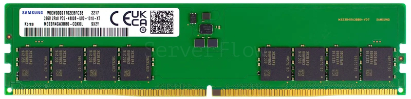 Оперативная память 32GB DDR5 ECC UDIMM Samsung 4800Mhz 2Rx8 [M323R4GA3BB0-CQK]