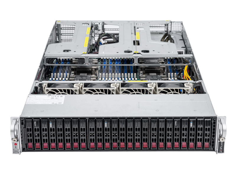 Серверная платформа Supermicro SYS-2049U-TR4 2U 24SFF (4x U.2, 2x 1600W, 4x LGA3647) 5