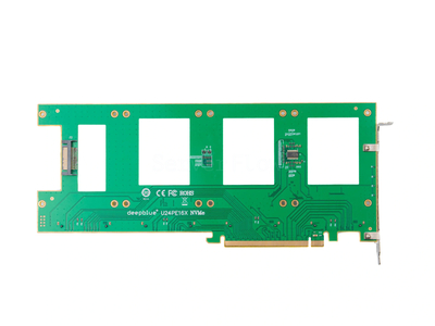 Переходник PCIe 4.0 x16, 4x U.2 (Full profile, SFF8639)