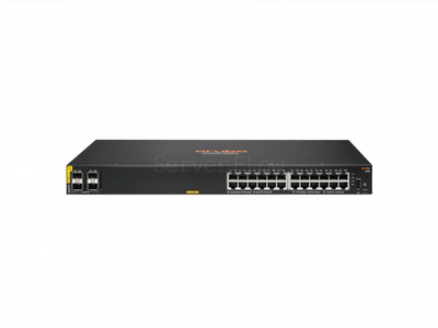 Коммутатор HPE Aruba CX 6100 24G Class4 PoE 4SFP+ 370W (24x RJ-45 1 Гбит/с, 4x SFP+ 10 Гбит/с) [JL677A]