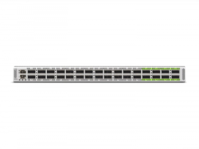 Коммутатор Cisco Nexus N9K-C9332D-GX2B-M (32x QSFP-DD 400 Гбит/с, 2x SFP+ 10 Гбит/с) - PE